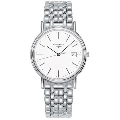 Longines Les Grandes Classiques de Longines L4.790.4.12.6 Presence, Quartz, 38 mm