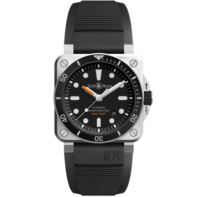 Bell & Ross BR 03 DIVER BR0392-D-BL-ST/SRB Steel, Water resistance 300M, 42 mm