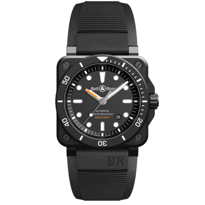 Bell & Ross BR 03 DIVER BLACK MATTE BR0392-D-BL-CE/SRB Keramik, Wasserbeständigkeit 300M, 42 mm