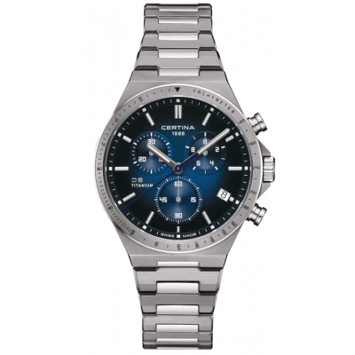 Certina DS-7 C043.417.44.041.00 Quartz Chronograph, Water resist 100M, 41 mm