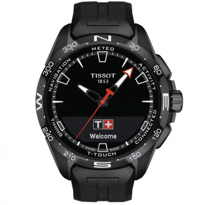 Tissot Touch Collection CONNECT SOLAR T121.420.47.051.03 Bluetooth, Vode odolnosť 100M, 47.50 mm