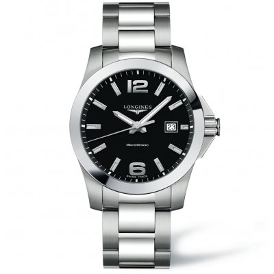 Longines Conquest L3.759.4.58.6 Vodotěsnost 300M, Quartz, 41 mm