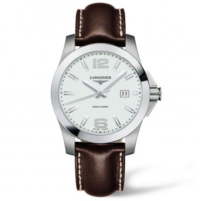 Longines Conquest L3.759.4.76.5 XL Remienok, Quartz, 41 mm