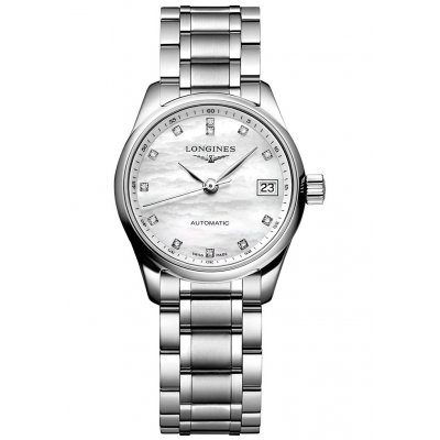 Longines Master Collection L2.128.4.87.6 Diamonds, Automatic, 25.5 mm