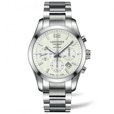 Longines Conquest Classic L2.786.4.76.6 Ocelový náramek, Automat Chronograf, 41 mm