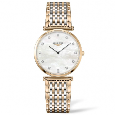 Longines La Grande Classique de Longines L4.709.1.88.7 Ultra tenké, Diamanty, Quartz, 33 mm