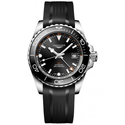 Longines HydroConquest GMT L3.790.4.56.9 Automat, Vode odolnosť 300M, 41 mm