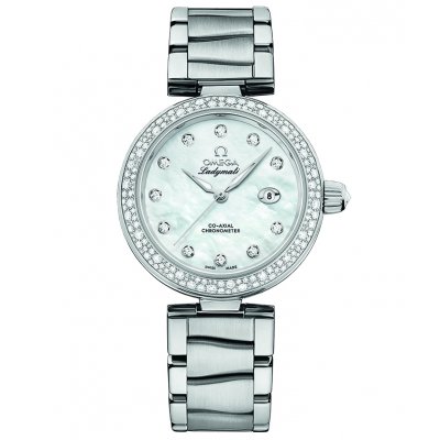 Omega De Ville Ladymatic 425.35.34.20.55.002 Diamanty, Automat, 34 mm