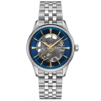 Certina DS-1 Skeleton C029.907.11.041.00 Powermatic 80, Vode odolnosť 100M, 40 mm