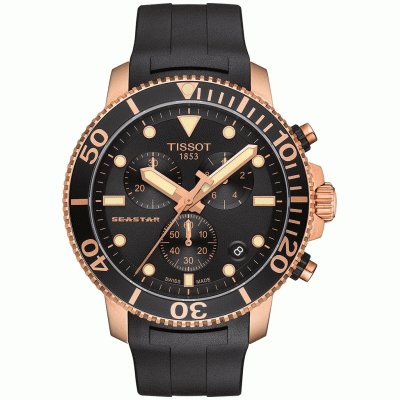 Tissot Seastar 1000 PROFESSIONAL T120.417.37.051.00 Quarz-Chronograph, Wasserdicht 300M, 45.50 mm