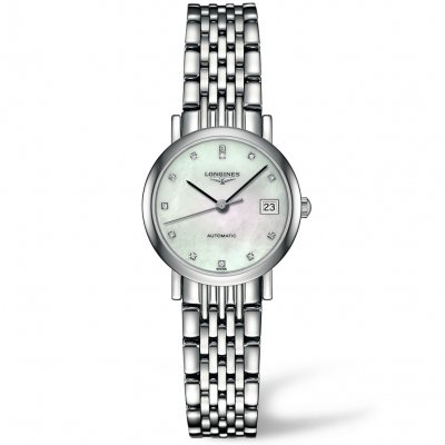 Longines Elegance L4.309.4.87.6 Diamanty, Automat, 25.50 mm