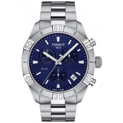 Tissot T-Classic PR 100 T101.617.11.041.00 Quarz-Chronograph, Wasserdicht  100M, 44 mm