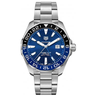 TAG Heuer Aquaracer GMT WAY201T.BA0927 Wasserdicht 300M, Automatik, 43 mm