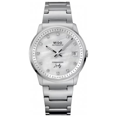 Mido Commander Lady M021.207.11.106.00 Diamanten, Automatische, 35 mm