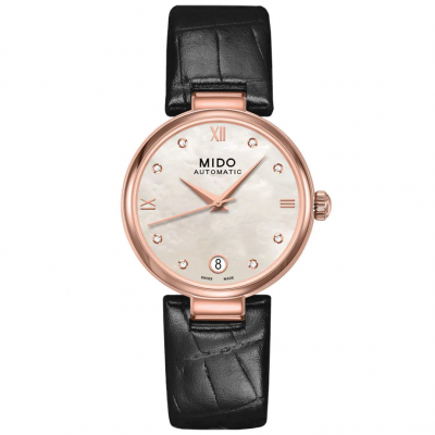 Mido Baroncelli Donna M022.207.36.116.10 Diamanty, Automat, 33 mm