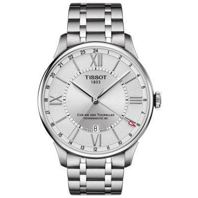 Tissot T-Classic Chemin Des Tourelles T099.429.11.038.00 Powermatic 80, GMT, 42 mm