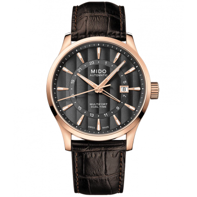 Mido Multifort Dual Time M038.429.36.061.00 Powermatic 80, GMT, 42 mm