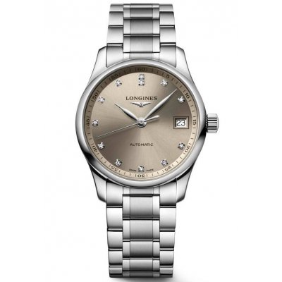 Longines Master Collection L2.357.4.07.6 Diamanty, Automat, 34 mm