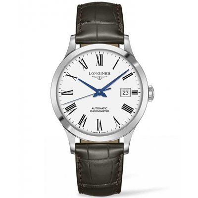 Longines Record L2.821.4.11.2 Chronometer, Automatik, 40 mm