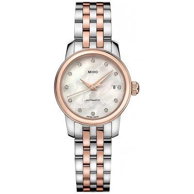 Mido Baroncelli Lady Twenty Five M039.007.22.106.00 Diamanty, Automat, 25 mm