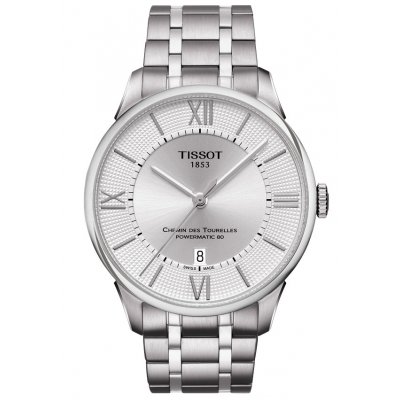 Tissot T-Classic CHEMIN DES Tourelles T099.407.11.038.00 Powermatic 80, Automat, 42 mm