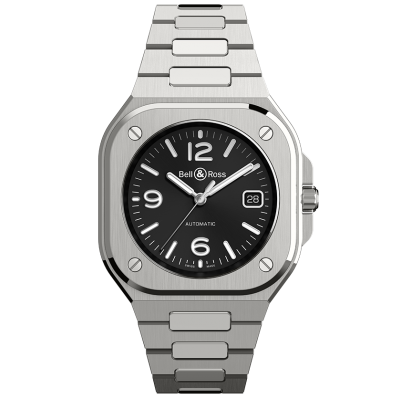 Bell & Ross BR 05 AUTO BLACK STEEL BR05A-BL-ST/SST Steel, 40 mm