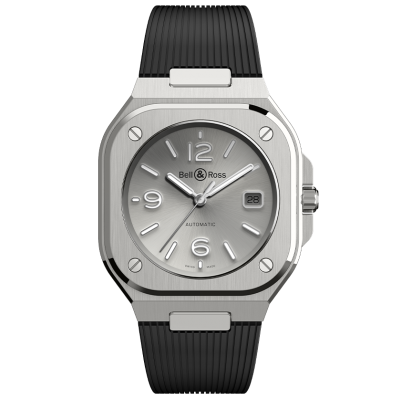Bell & Ross BR 05 AUTO GREY STEEL BR05A-GR-ST/SRB Stahl, 40 mm,