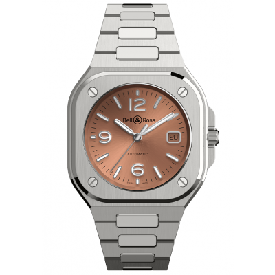 Bell & Ross BR 05 AUTO BROWN STEEL BR05A-BR-ST/SST Steel, 40 mm