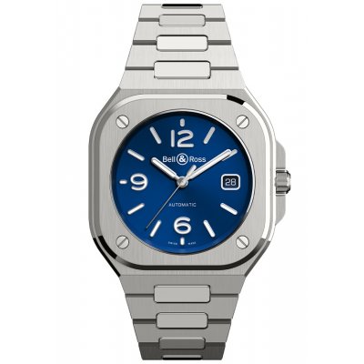 Bell & Ross BR 05 AUTO BLUE STEEL BR05A-BLU-ST/SST Oceľ, 40 mm