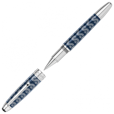 Montblanc Meisterstück Solitaire AROUND THE WORLD IN 80 DAYS 126354 Rollerball, (M)