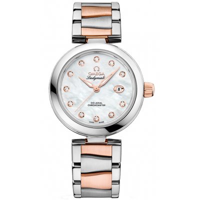 Omega De Ville Ladymatic 425.20.34.20.55.004 Zlato & Diamanty, Automat, 34 mm