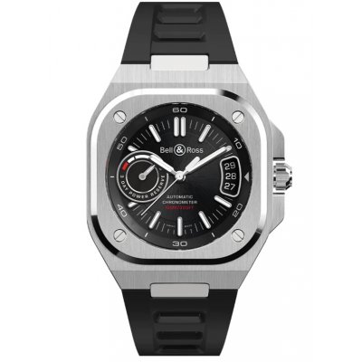 Bell & Ross BR 05 AUTO GREY STEEL BRX5R-BL-ST/SRB In-house movement, 41 mm