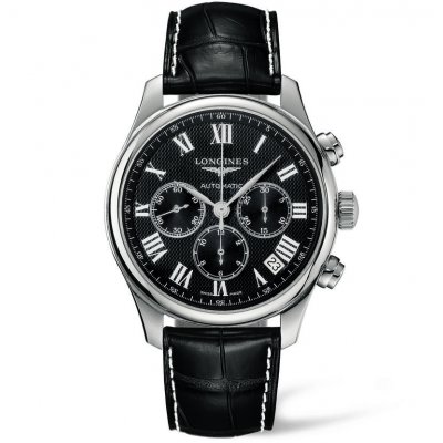 Longines Master Collection L2.859.4.51.8 Automatik Chronograph, 44 mm