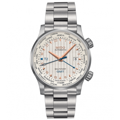 Mido Multifort GMT M005.929.11.031.00 Automat, Vode odolnosť 100M, 42 mm