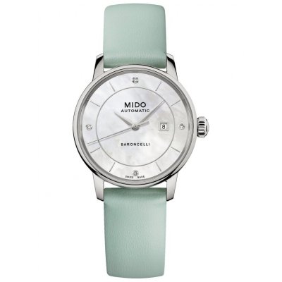 Mido Baroncelli Signature Lady Colours M037.207.16.106.00 Diamanty, Automat, 30 mm