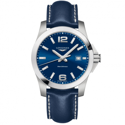 Longines Conquest L3.759.4.96.0 Quartz, Vodotěsnost 300 M, 41 mm