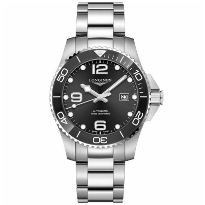 Longines HydroConquest L3.782.4.56.6 Water resistance 300M, Automatic, 44 mm