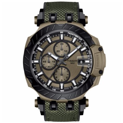 Tissot T-Sport T-Race Chrono Automat T115.427.37.091.00 Automatik Chronograph, Wasserdicht  100M, 45 mm