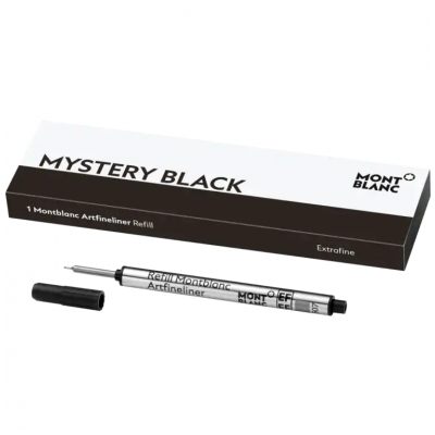 Montblanc 114293 Refills, Artfineliner, Mystery Black, (EF)