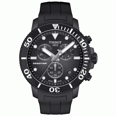 Tissot T-Sport SEASTAR 1000 T120.417.37.051.02 Quarz-Chronograph, Wasserdicht 300M, 45.50 mm