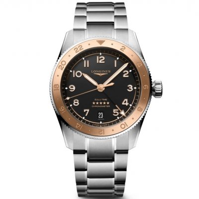 Longines Spirit Zulu Time L3.803.5.53.6 GMT, Automatic, Water resist. 100M, 39 mm