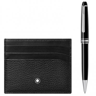 Montblanc 128955 Set, Meisterstuck Ballpoint pen & Card holder