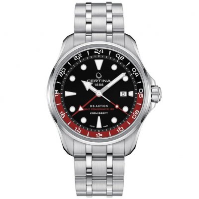 Certina DS Action GMT C032.429.11.051.00 Powermatic 80, Vode odolnosť 200M, 43mm