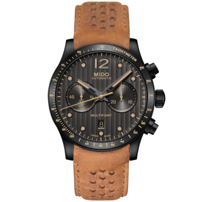 Mido Multifort Chronograph Adventure M025.627.36.061.10 Automat Chronograf, Vode odolnosť 100M, 44 mm