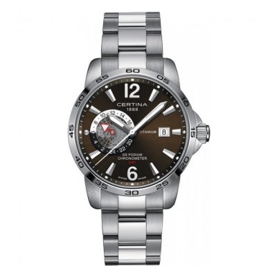 Certina DS Podium C034.455.44.087.00 Titan, Chronometr, Vodotěsnost 100M, 41 mm