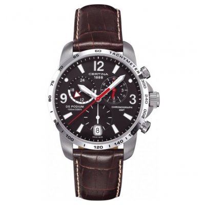 Certina DS Podium C001.639.16.057.00 GMT, Quartz Chronograf, 42 mm