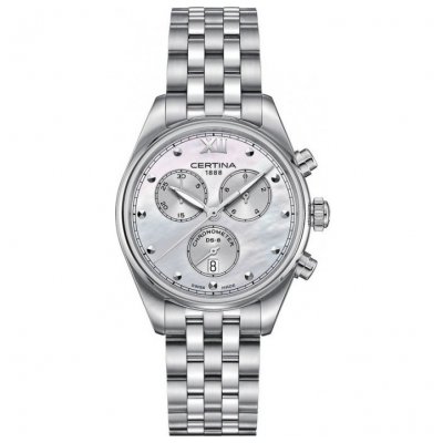 Certina DS-8 C033.234.11.118.00 Chronometer, Quartz Chronograf, 35 mm