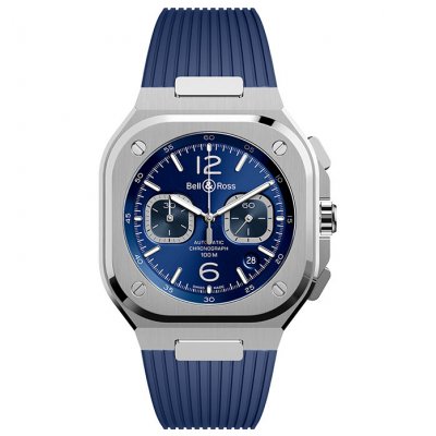 Bell & Ross BR 05 CHRONO Blue Steel BR05C-BLU-ST/SRB Automatic Chronograph, Water resist 100M, 42 mm