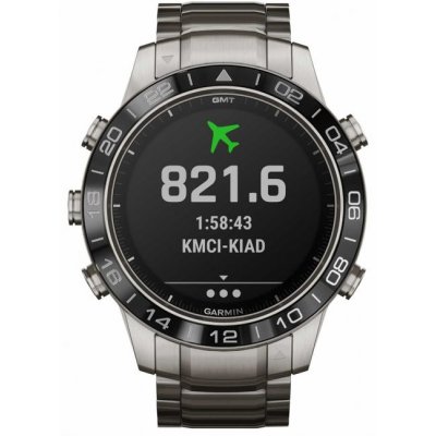 Garmin MARQ Aviator 010-02006-04 46 mm, Titánové púzdro, Vode odolnosť 100 M