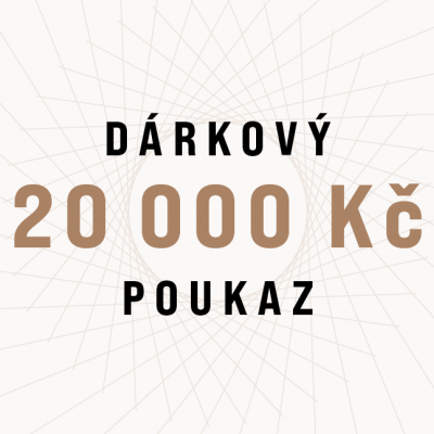 Dárkový poukaz v hodnotě 20 000 Kč